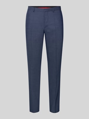 Slim Fit Anzughose mit Schurwoll-Anteil Modell 'Hesten' Shop The Look MANNEQUINE
