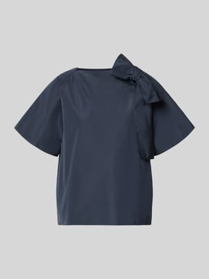 regular fit blouse met korte mouwen met katoen model 'RECENTE' Shop The Look MANNEQUINE