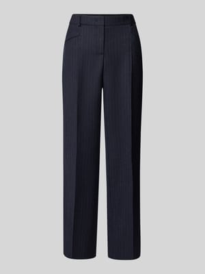 Regular fit stoffen broek van zuivere scheerwol, model 'TILDA9' Shop The Look MANNEQUINE