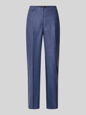 Regular Fit straight Leg Anzughose aus reinem Leinen Modell 'MALIZIA' Shop The Look MANNEQUINE