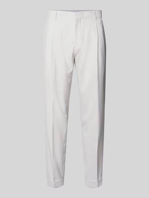 Relaxed Fit Anzughose mit Woll-Anteil Modell 'LUIS2' Shop The Look MANNEQUINE