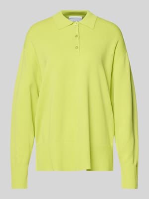 Gebreid poloshirt in wide fit - curated by Tinvcb Shop The Look MANNEQUINE