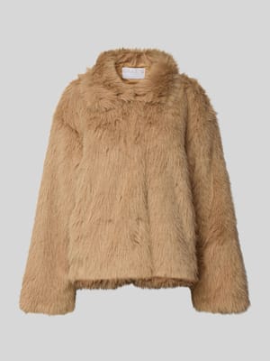 Kurtka z imitacji futra z wykładanym kołnierzem Shop The Look MANNEQUINE