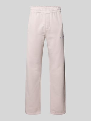 Straight Fit Sweatpants mit Logo-Stitching Shop The Look MANNEQUINE