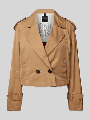 Cropped Jacke mit Reverskragen Shop The Look MANNEQUINE