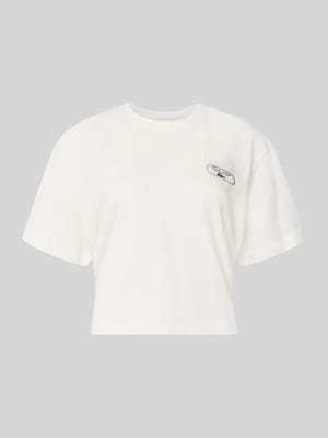 Regular fit t-shirt van katoenmix Shop The Look MANNEQUINE