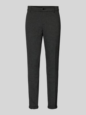 Slim Fit Chino aus Jersey mit fixierten, gekrempelten Beinabschlüssen Shop The Look MANNEQUINE