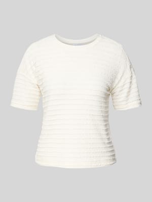 T-Shirt mit Rundhalsausschnitt Shop The Look MANNEQUINE