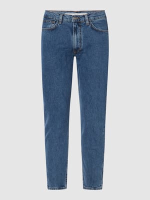 Cropped Tapered Fit Jeans mit Stretch-Anteil Modell 'Ben' Shop The Look MANNEQUINE