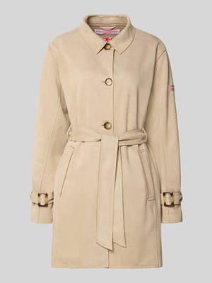 Trenchcoat mit Bindegürtel Modell 'CORDELIA' Shop The Look MANNEQUINE