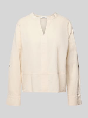 Bluzka o kroju regular fit z dekoltem w serek model 'Feleen' Shop The Look MANNEQUINE