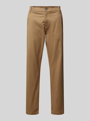 Tapered Fit Chino mit Gürtelschlaufen Modell 'Morry' Shop The Look MANNEQUINE