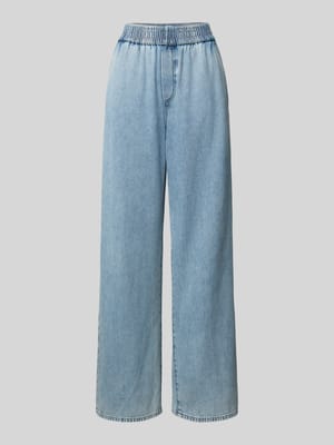 Wide Leg Jeans mit Eingrifftaschen Shop The Look MANNEQUINE