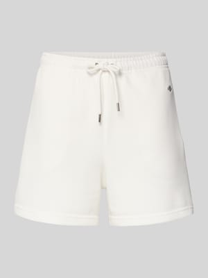 Sweatshorts mit Eingrifftaschen und Label-Stitching Shop The Look MANNEQUINE
