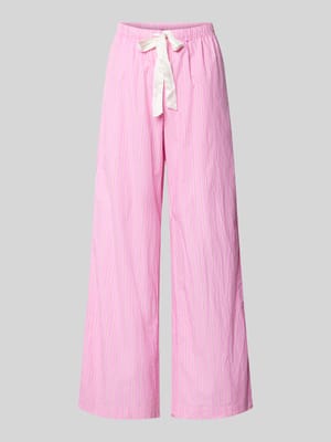 Wide Fit Pyjama-Hose mit elastischem Bund Modell 'Poplin' Shop The Look MANNEQUINE