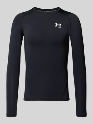 Shirt met lange mouwen, ronde hals en logo Shop The Look MANNEQUINE