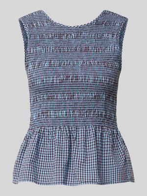 Slim Fit Blusentop aus Baumwoll-Mix Shop The Look MANNEQUINE