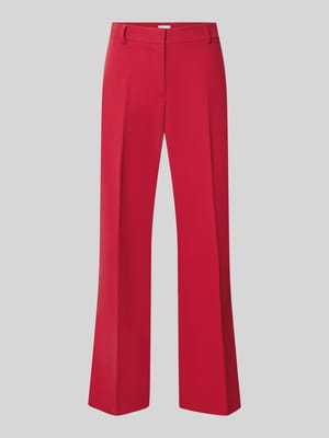 High waist wijdte broek met bandplooien Shop The Look MANNEQUINE