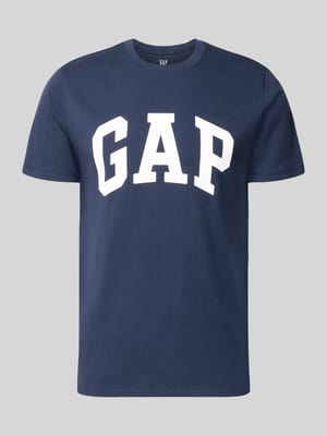 t-shirt z logo i okrągłym dekoltem Shop The Look MANNEQUINE