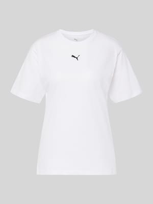 Relaxed Fit T-Shirt aus reiner Baumwolle Shop The Look MANNEQUINE