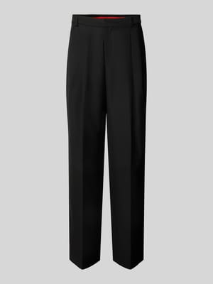 Spodnie do garnituru o kroju regular fit z mieszanki wełny model ‘FEDIX251’ Shop The Look MANNEQUINE