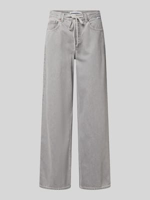 Wide Leg Jeans aus Lyocell-Baumwoll-Mix Modell 'ASTRAEAAS' Shop The Look MANNEQUINE