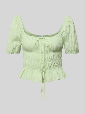 Bluzka bez rękawów z wiązaniem model 'Noemi' Shop The Look MANNEQUINE