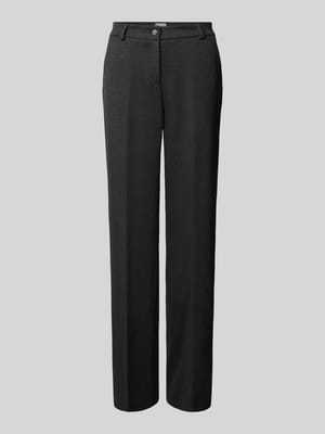 Wide fit stoffen broek met viscose, model 'California' Shop The Look MANNEQUINE