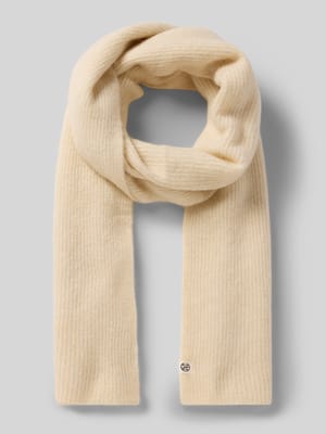 Schal mit Label-Detail Modell 'Hope' Shop The Look MANNEQUINE