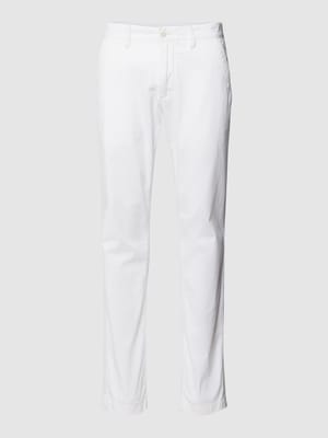 Shaped fit broek met elastische band Shop The Look MANNEQUINE