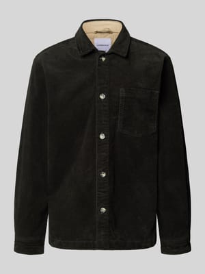 Modern fit overhemdjack met borstzak, model 'Superflex' Shop The Look MANNEQUINE