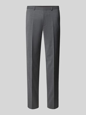 Slim fit pantalon van wolmix, model 'HESTEN' Shop The Look MANNEQUINE