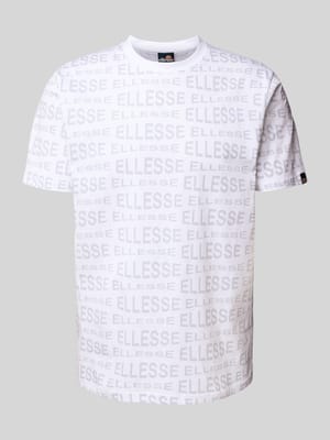 T-Shirt mit Label-Prints Modell 'DISTORTA' Shop The Look MANNEQUINE