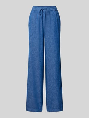 Loose Fit Weite Hose aus Leinen-Mix in Denim-Optik Shop The Look MANNEQUINE