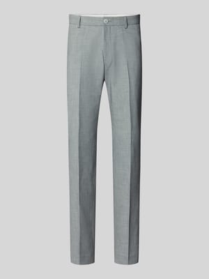 Spodnie garniturowe w kroju regular fit z domieszką wiskozy Shop The Look MANNEQUINE