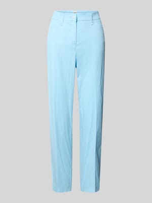 Broek in verkorte pasvorm met steekzakken, model 'MARA' Shop The Look MANNEQUINE