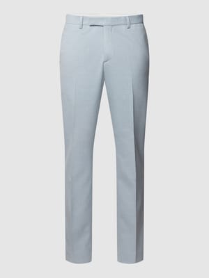 Spodnie materiałowe o kroju regular fit z fakturowanym wzorem model ‘Ryan’ Shop The Look MANNEQUINE