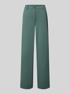 Spodnie materiałowe o kroju wide fit z dodatkiem wiskozy model „Nanni” Shop The Look MANNEQUINE