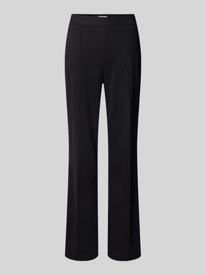 Flared Stoffhose mit fixierten Bügelfalten Shop The Look MANNEQUINE