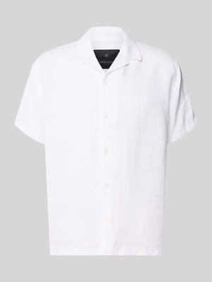 Regular Fit Leinenhemd Modell 'LAWRENCE' Shop The Look MANNEQUINE