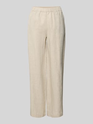 Relaxed Fit Leinenhose mit Eingrifftaschen Modell 'Emmi' Shop The Look MANNEQUINE