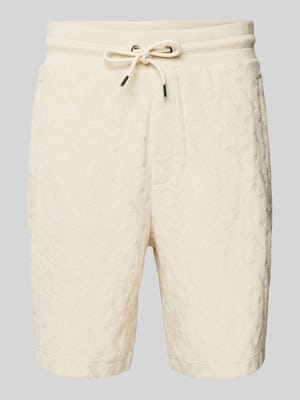 Regular Fit Bermudas mit Strukturmuster Modell 'Lamson' Shop The Look MANNEQUINE