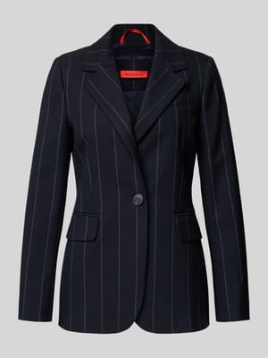 Żakiet o kroju regular fit z dodatkiem wiskozy model ‘VELINA’ Shop The Look MANNEQUINE