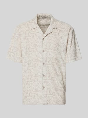 Relaxed Fit Freizeithemd mit Baumwoll-Anteil Modell 'CLEMENT' Shop The Look MANNEQUINE