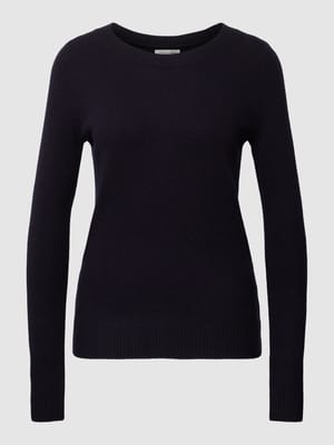 Gebreide pullover met ronde hals Shop The Look MANNEQUINE