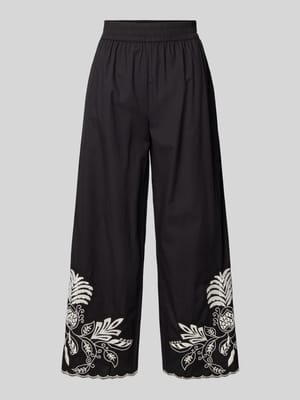 Marlenehose mit elastischem Bund Shop The Look MANNEQUINE