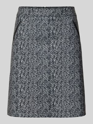 Knielanger Rock mit Reißverschluss Shop The Look MANNEQUINE