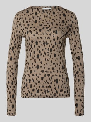 Slim Fit Langarmshirt aus reiner Bio-Baumwolle Modell 'LEO LONGSLEEVE' Shop The Look MANNEQUINE