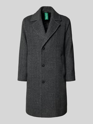 Mantel aus Woll-Mix mit Eingrifftaschen Modell 'RAGNAR' Shop The Look MANNEQUINE
