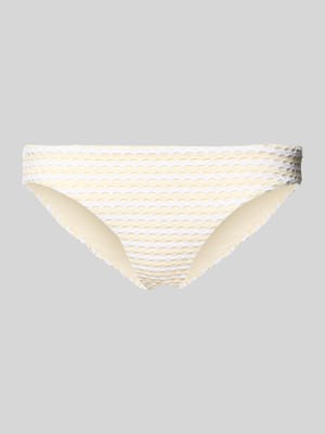 Slim Fit Bikinihose mit Strukturmuster Shop The Look MANNEQUINE